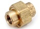 104A-C BRASS FITTING<BR>3/8" NPT FEMALE COUPLING